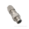 IP65 Shielded X-code Metal M12 Male Connector